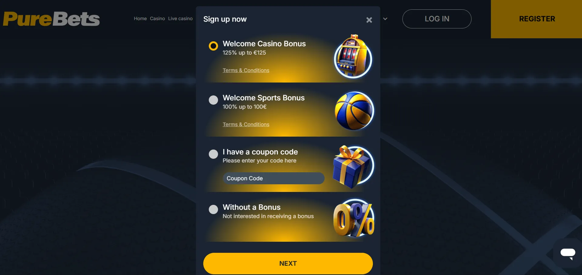 Webbet login